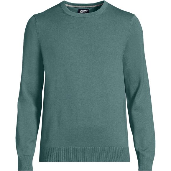 Land's End - Teal Crew Kneck Knit Sweater - Fall Essentials - Size Medium - Picture 1 of 4